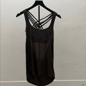 lululemon athletica Black Strappy Tank Top